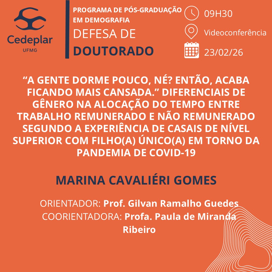 Cedeplar UFMG tweet media