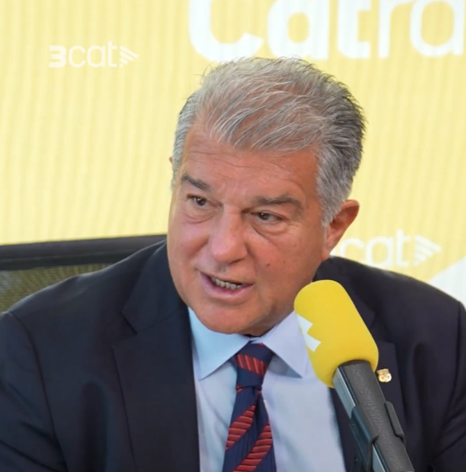 🎙️ Laporta en Tot Costa: "Hemos salvado al FC Barcelona de la ruina económica, de los que lo querían intervenido y sometido, y del madridismo sociológico que nos tenía con el pie en el cuello. Bartomeu fue un instrumento útil para ellos, y esa masa salarial disparada nos llevó a