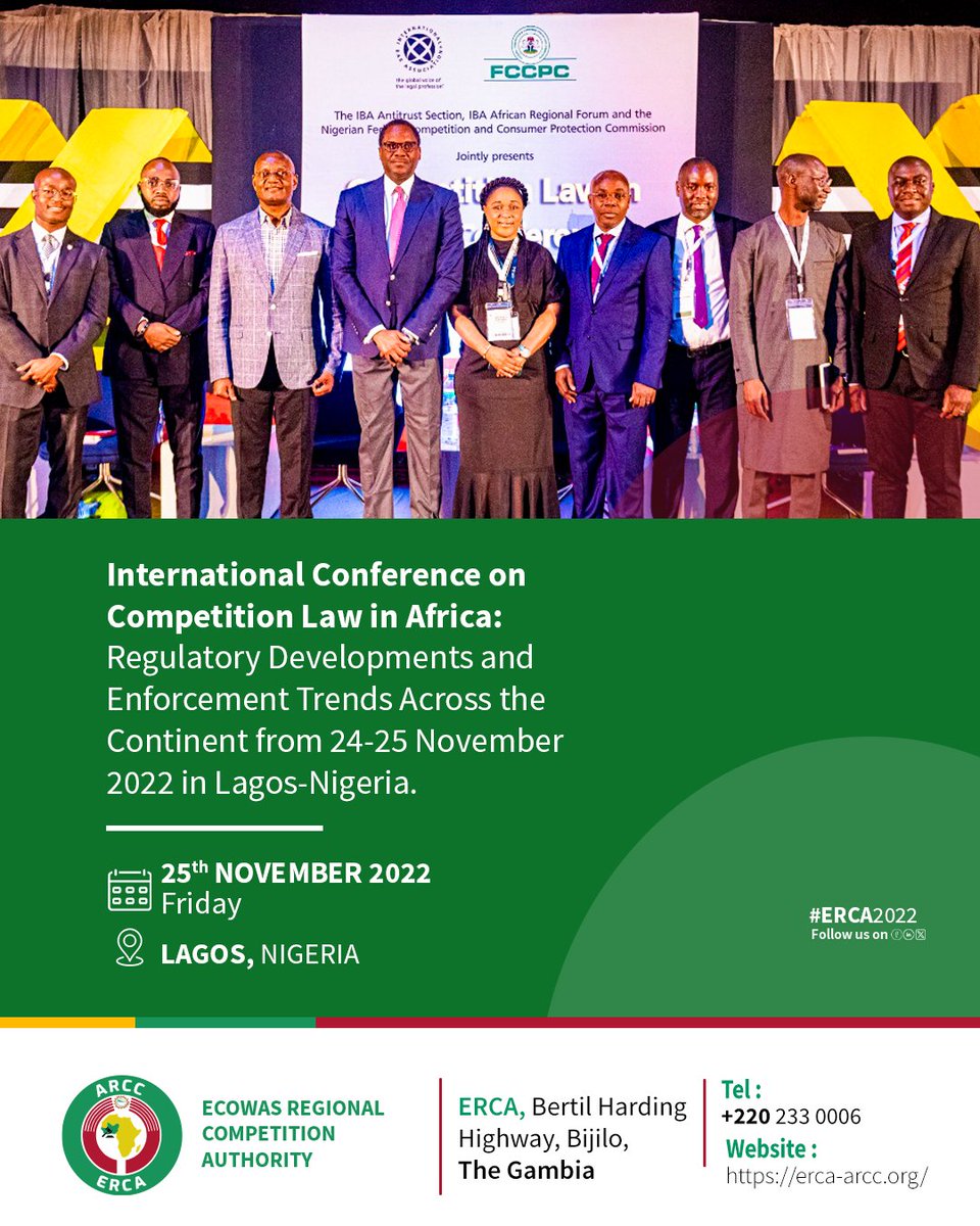 ECOWAS Regional Competition Authority Official tweet media