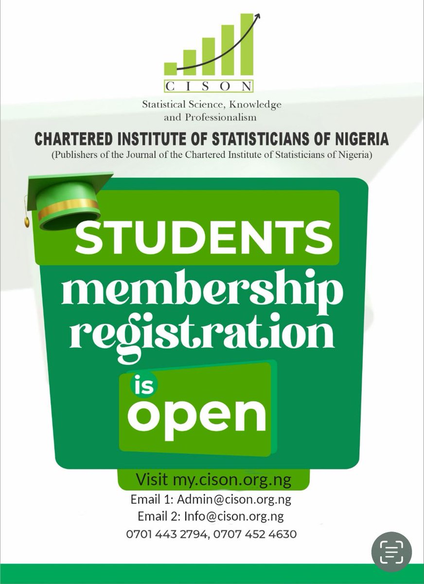 Officialcison's tweet photo. 🚨🚨Special Opportunity for Students to Register with CISON 🚨🚨

Undergraduates now have an excellent chance to join CISON for just N5,000.00.

Let's motivate our students to register now. 

Secretariat https://t.co/mAHkwYMhAD