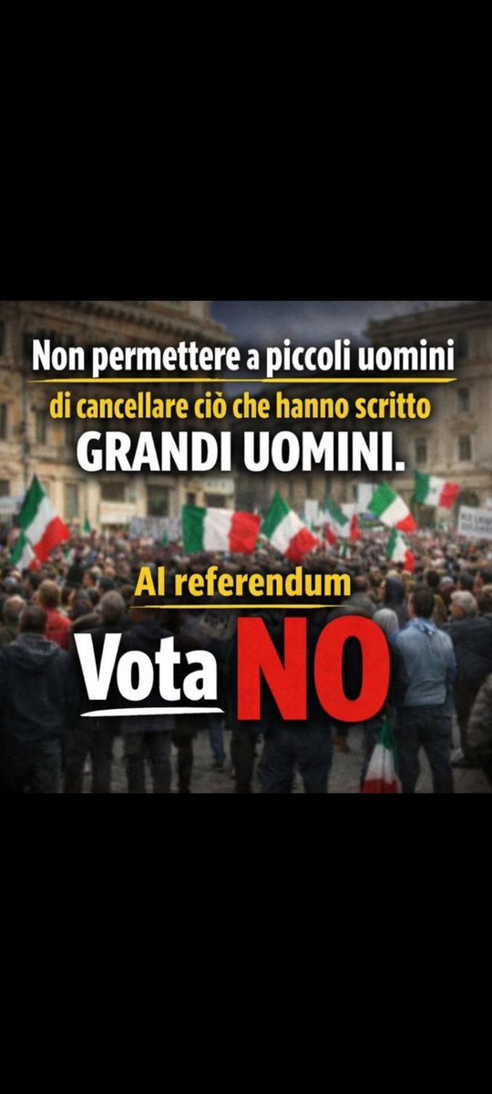 #IoVotoNo