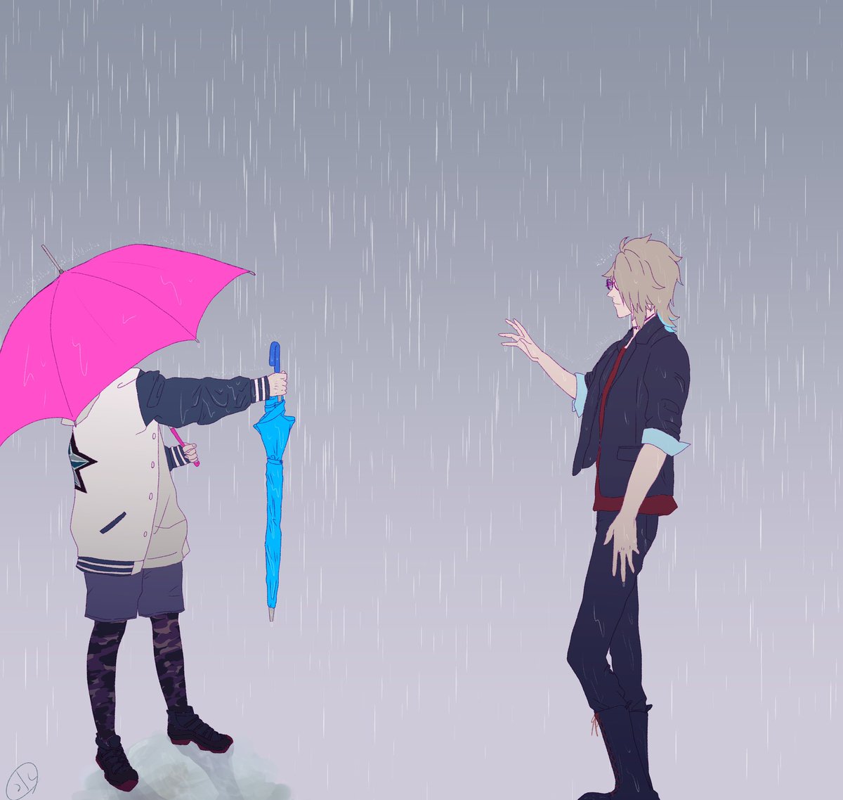 rn__3B's tweet photo. Vちゅばはもんめばっか描いてたけどこんな感じでした https://t.co/M7qG7QibM5