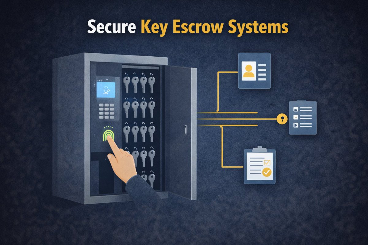 DynamicReact's tweet photo. Keys are small.
The risk isn’t. Secure key escrow systems enforce:
Controlled release. Logged access. Full accountability.
Treat physical keys like critical assets — not conveniences.
#KeyControl #PhysicalSecurity #AccessGovernance #RiskManagement https://t.co/kdngFHLXPm