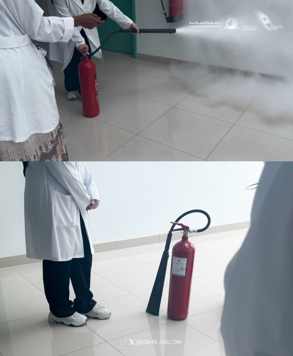 CAHS_ASU_OM's tweet photo. مع انطلاقة فصلٍ دراسيٍّ جديد، استفتحت كلية العلوم التطبيقية والصحية #CAHS عامها بورشٍ متخصصة في السلامة المختبرية والقوانين والقواعد داخل المختبرات، قدّمها تقنيو مختبرات #الكيمياء و #الاحياء وعلوم #الاحياء_الدقيقة.
استهدفت الورش جميع التخصصات.
🔬🥼🧫🧪🥽📋
@AsharqiyahUni https://t.co/XogjJd05yJ