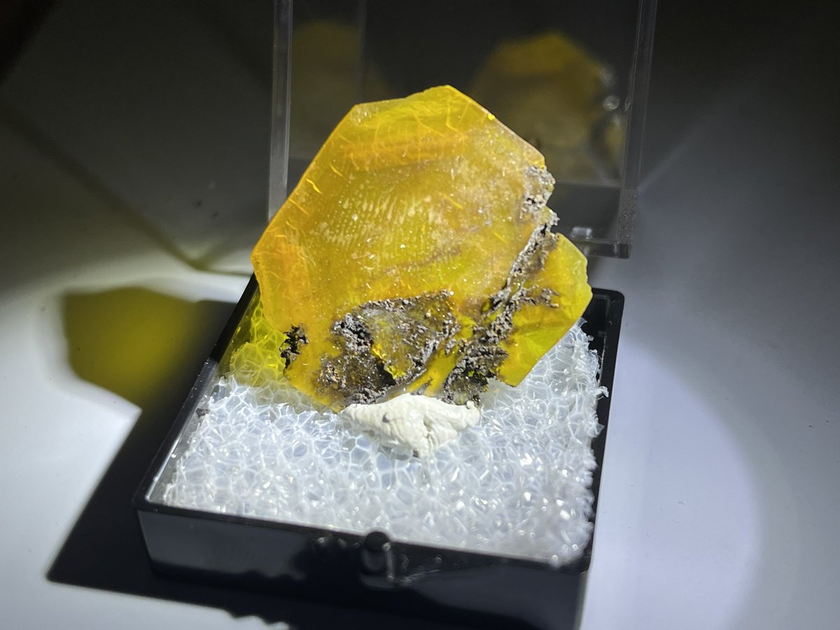 hama42436375's tweet photo. Codex Mineralsさん（@codexminerals ）の個展でLos Lamentos Mountains産WulfeniteとSan Martin Mine産Stibinite, Calcite購入しました！！

どでかいWulfenite初めて見ちゃって...！！

Suibiniteは形がカッコ良すぎて..._(:3 」∠)_

無事に連れて帰れたので、大事にします！！ https://t.co/M0X7BS8jsT