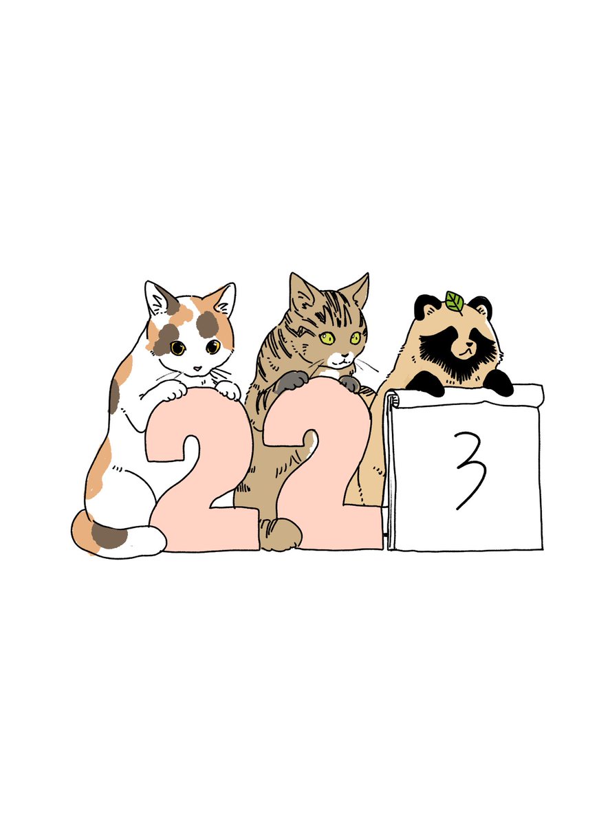 猫の日、1日後