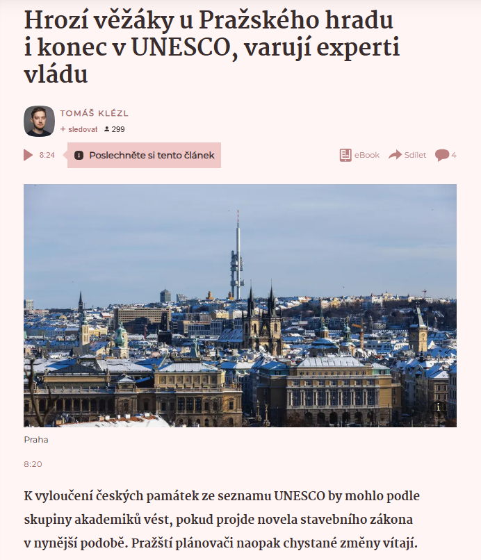 Vyškrtnutí z UNESCO by fakt žádná škoda nebyla...