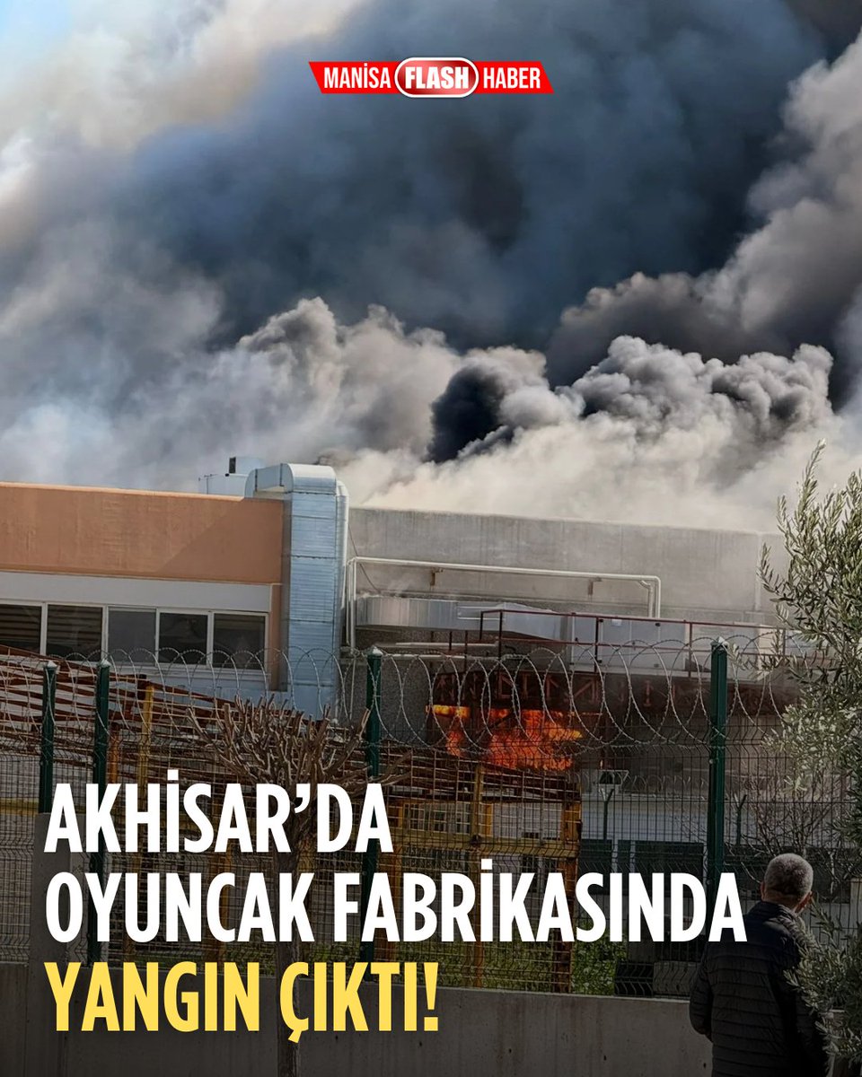 Akhisar’da oyuncak fabrikasında yangın çıktı manisaflashhaber.com/akhisarda-oyun…