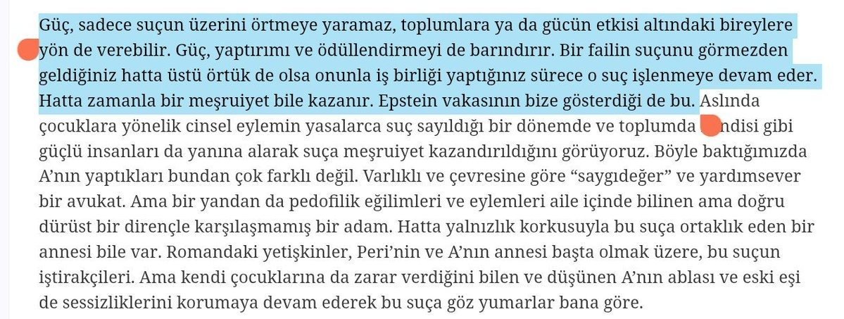 "Güç,suçun üzerini örten evrensel bir şal mı?"