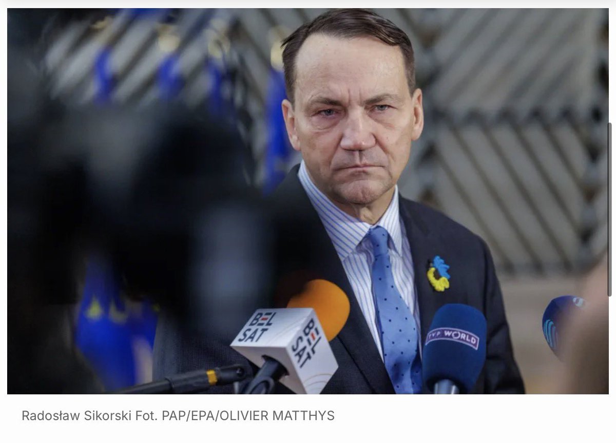 📍Minister <a href="/sikorskiradek/">Radosław Sikorski 🇵🇱🇪🇺</a> w Brukseli: „Ewentualne zawetowanie przez Karola Nawrockiego unijnego programu pożyczek na obronność SAFE byłoby szokującym sprzeniewierzeniem się konstytucyjnej roli prezydenta.”

Nic dodać, nic ująć. 👌