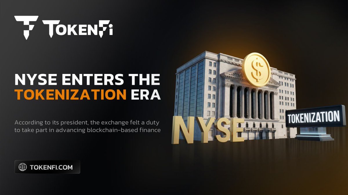 The NYSE says it feels a "responsibility" to enter the conversation as blockchain-based finance accelerates.

It's legacy market infrastructure preparing for 24/7 tokenized stocks and ETFs.

Learn more in $TOKEN's latest blog 📰👇

blog.tokenfi.com/nyse-president…