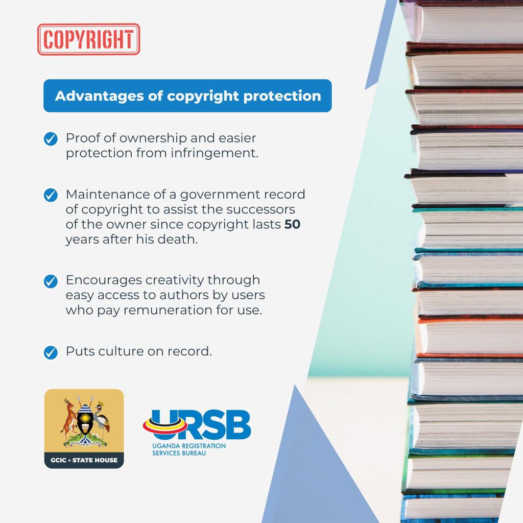 Here are the advantages of copyright Protection!👇👇👇