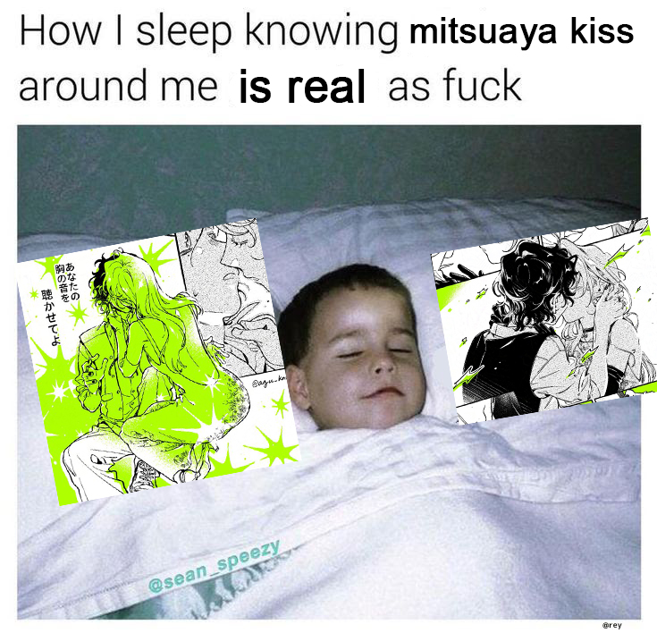 all my gays pull up, it's mitsuaya kiss day