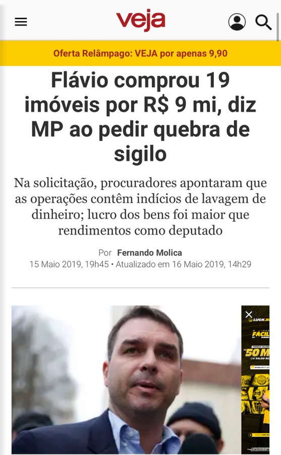 BrasilPost13's tweet photo. Quem defende esse vagabundo que sempre agrediu os cofres públicos pra roubar, deve adorar uma agressão ao próprio Cool.

Tá escancarado pra qualquer um ver que Flávio entrou na política pra roubar.

Desafiamos qualquer um a provar que esse vagabundo não é LADRÃO ...    🤮      👇 https://t.co/QxvMG6fmWo