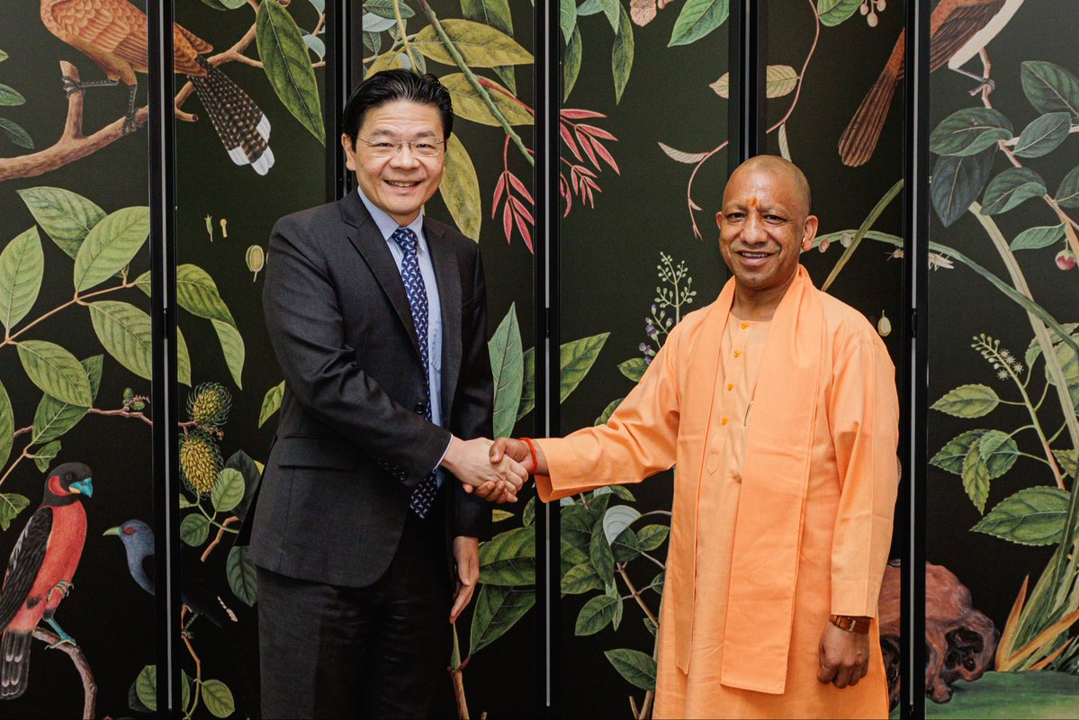 Glad to welcome Uttar Pradesh Chief Minister <a href="/myogiadityanath/">Yogi Adityanath</a> to Singapore. Uttar Pradesh is the third largest state economy and one of the fastest growing regions in India.