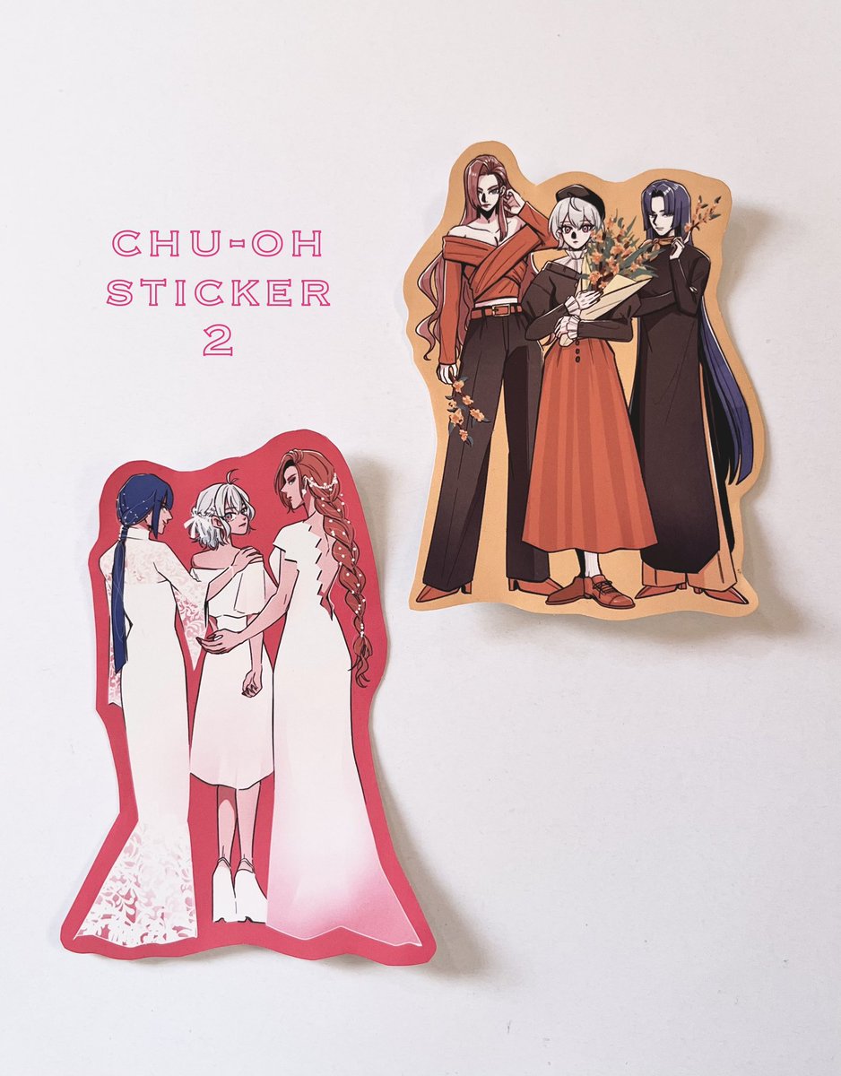 BOOTHにステッカーを新しく追加しました〜✨️ 在庫が無くなっていた