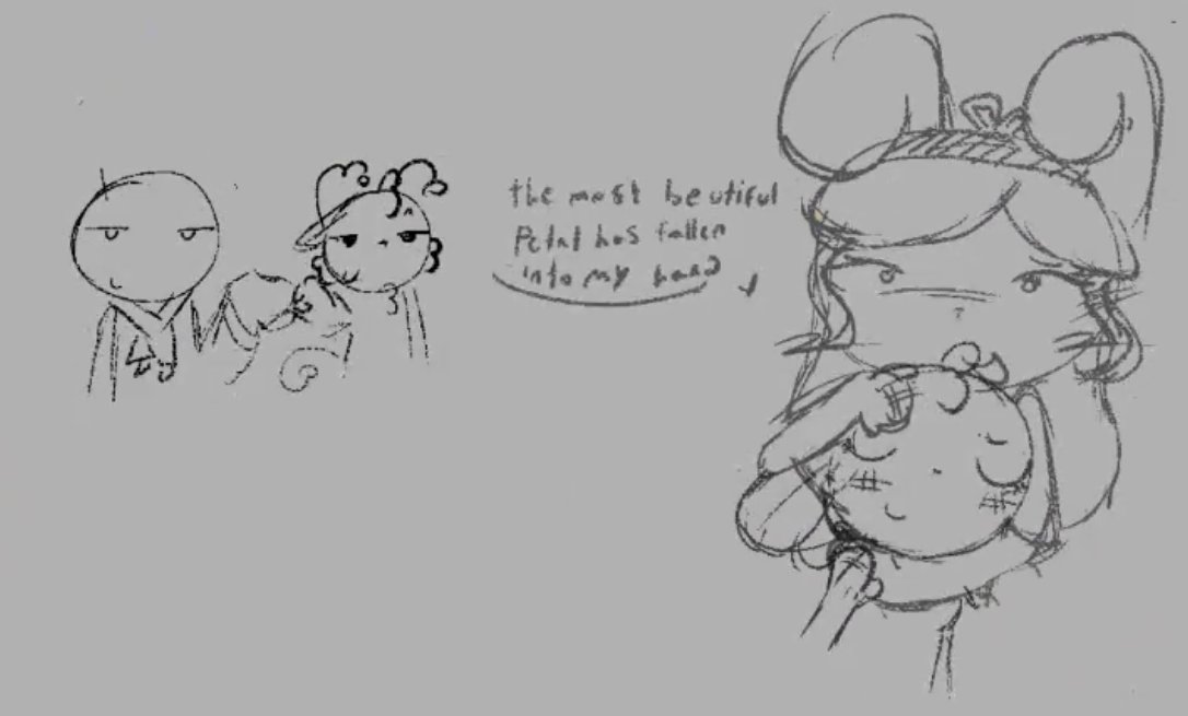 yall it turned out to be me and cosmo being chill with our wives leaving us because crystal flower is peak