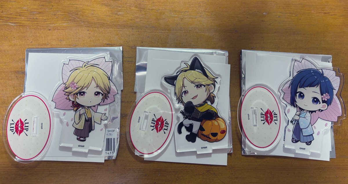 交換】LIP×LIP 生誕祭2026 POPUP SHOP ミニキャラアクリルスタンド