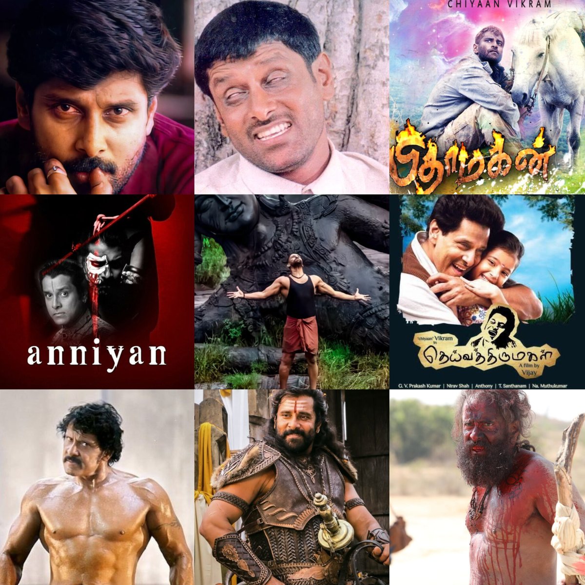 Our King 👑 #ChiyaanVikram wins his 9️⃣th Filmfare Award – 'Outstanding Performance'! for #Thangalaan 🏆🔥
1. Sethu (1999)
2.Pithamagan(2003)
3.Kaasi (2001)
4.Anniyan (2005)
5. Raavanan (2010)
6. DeivaThirumagal (2011)
7. I (2016)
8. PS (2024)
9.Thangalaan* (2025)