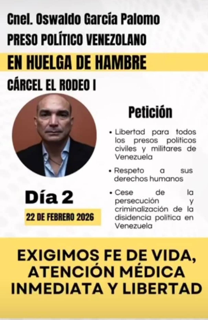 TAMARA_SUJU's tweet photo. #VenezuelaLibre 

Algunas caras de la Huelga de Hambre en el #Rodeo1

Gral. Héctor Hernández Da Costa. Medida Cautelar de la @CIDH 289-19

Cnel. Oswaldo García Palomo. Medida Cautelar de la @CIDH 115-19

Cap. Anyelo Heredia Gervacio. Caso Brazalete Blanco

Comisario José Gregorio Valladares. Caso Operacion Constitución 

#LibertadParaTodosLosPresosPoliticos