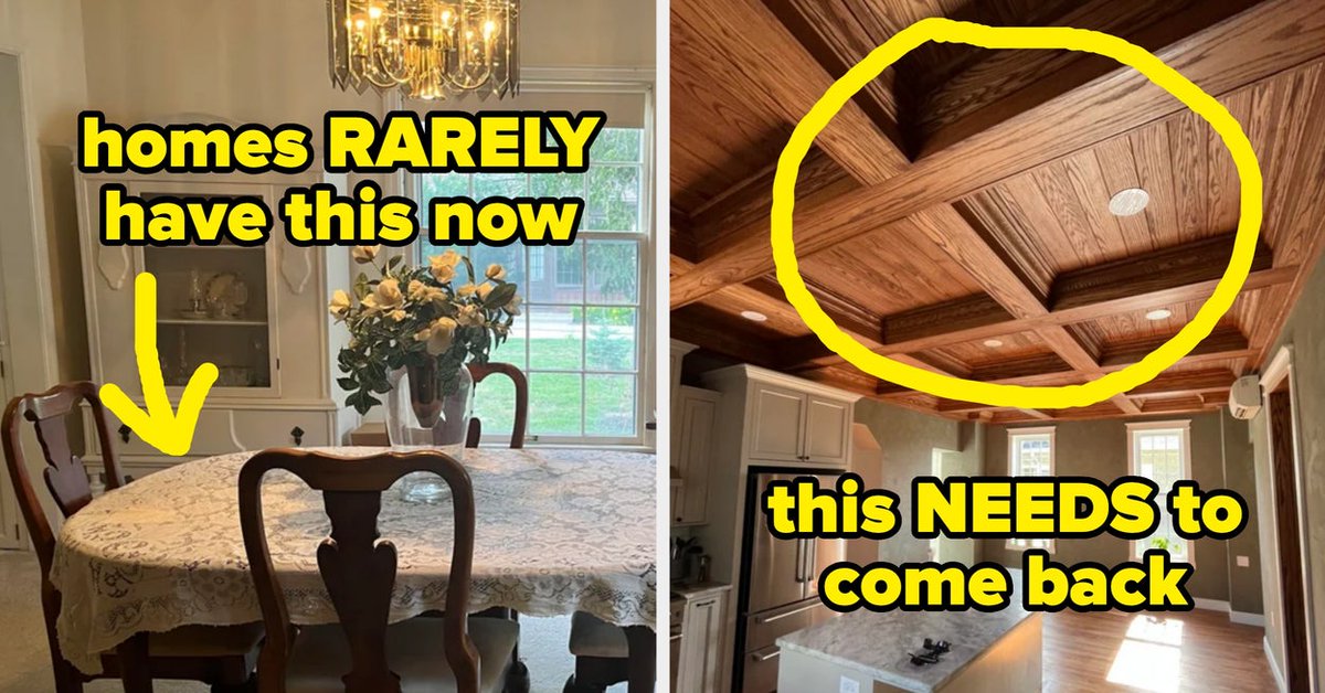 staceywyeth's tweet photo. People Are Revealing The "Outdated" Home Design Trends That Are WAY Better Than Modern-Day Trends https://t.co/ctiBArb9Ru https://t.co/g50maS0wb1