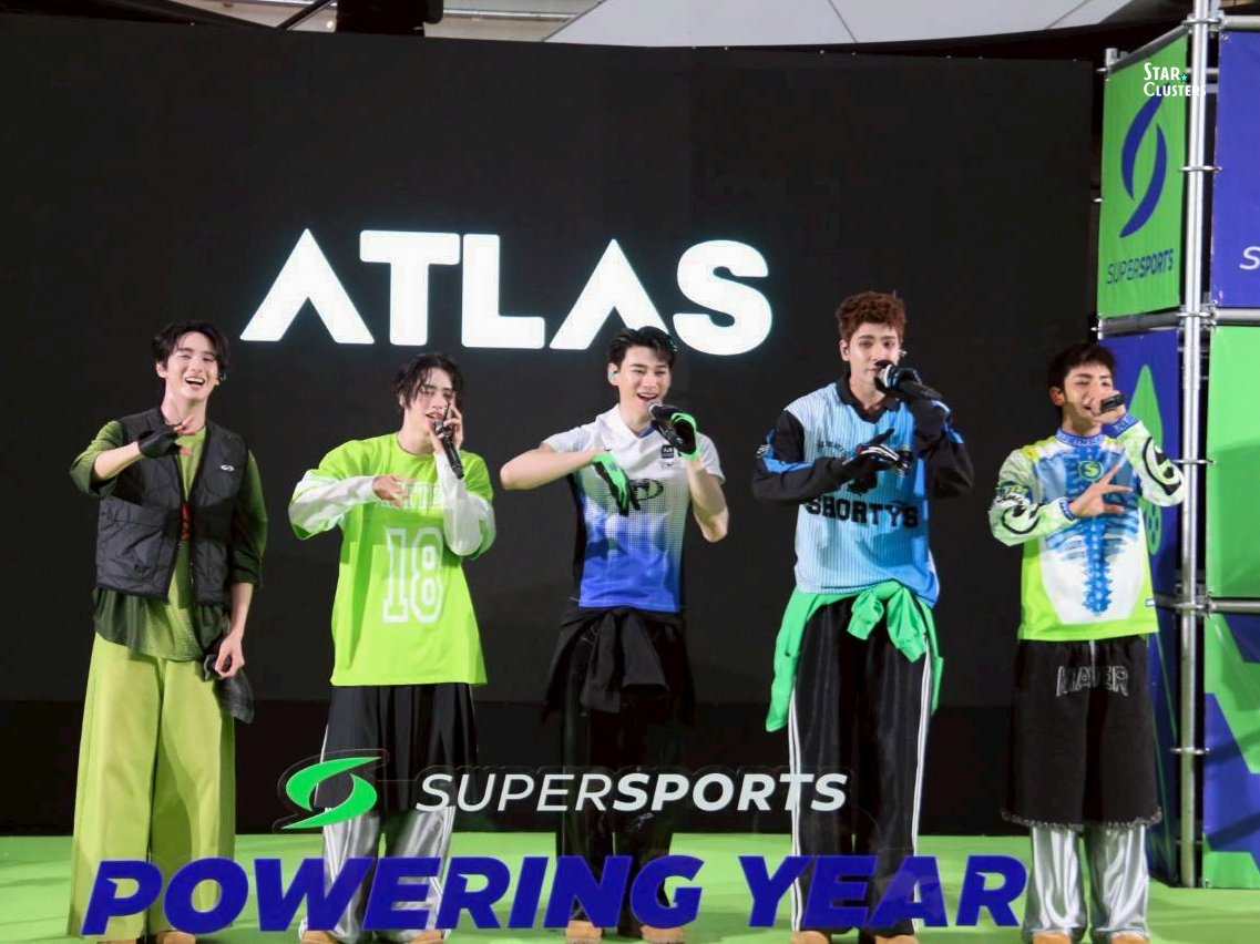 starclustersth's tweet photo. หนุ่มๆ "ATLAS" ร่วมในงาน Supersports Powering Year of Sport 2026 Beyond Movement Beyond Limits
#Supersports #PoweringYearOfSport2026 #BeyondMovementBeyondLimits #MoveYouMoveSports
#ATLASth #ATLAS_TH https://t.co/pzdjBIF1Yj