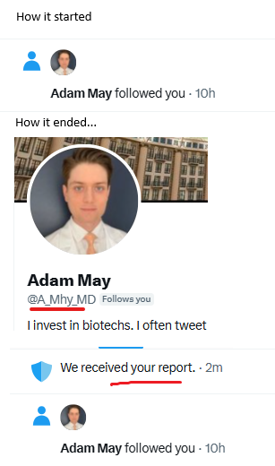 Damn, the day started well... but got to protect the community <a href="/A_May_MD/">Adam May</a>
