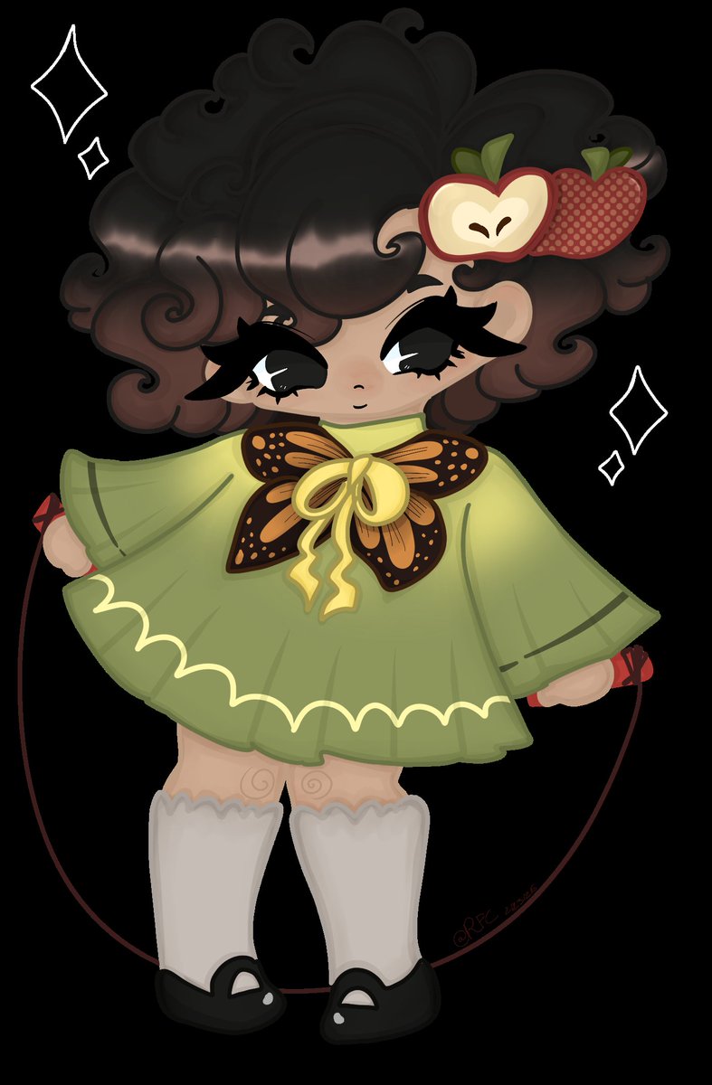 One small baby coming up!!
Loved your oc sm, I had to draw them first!!

#art #Procreateart #drawing