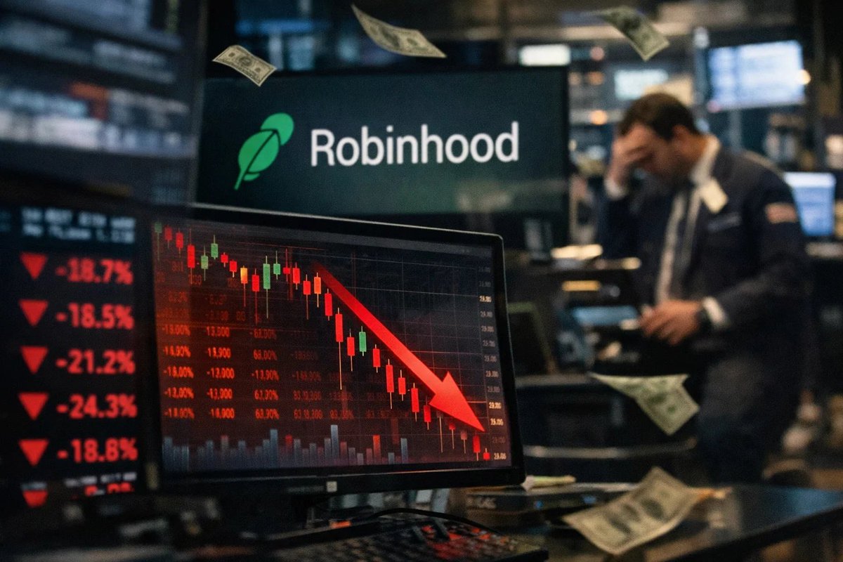 🚨 Robinhood Stock Slips After Goldman Cuts Price Target

Goldman Sachs trims its target from $130 to $111 but keeps a buy rating on $HOOD