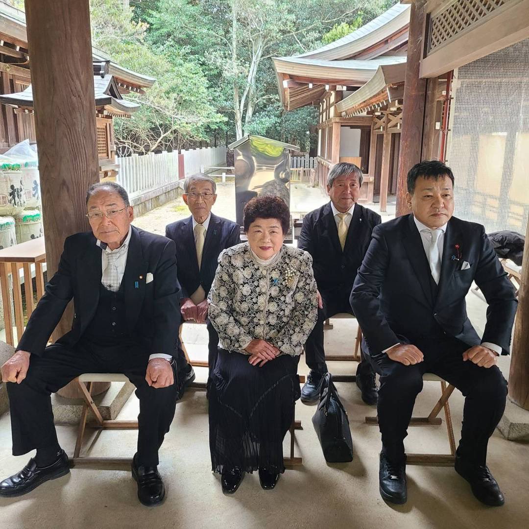 本日の天長節を、奈良県護国神社において、天長祭が斎行されました