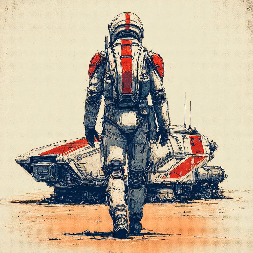 Retro sci-fi posters