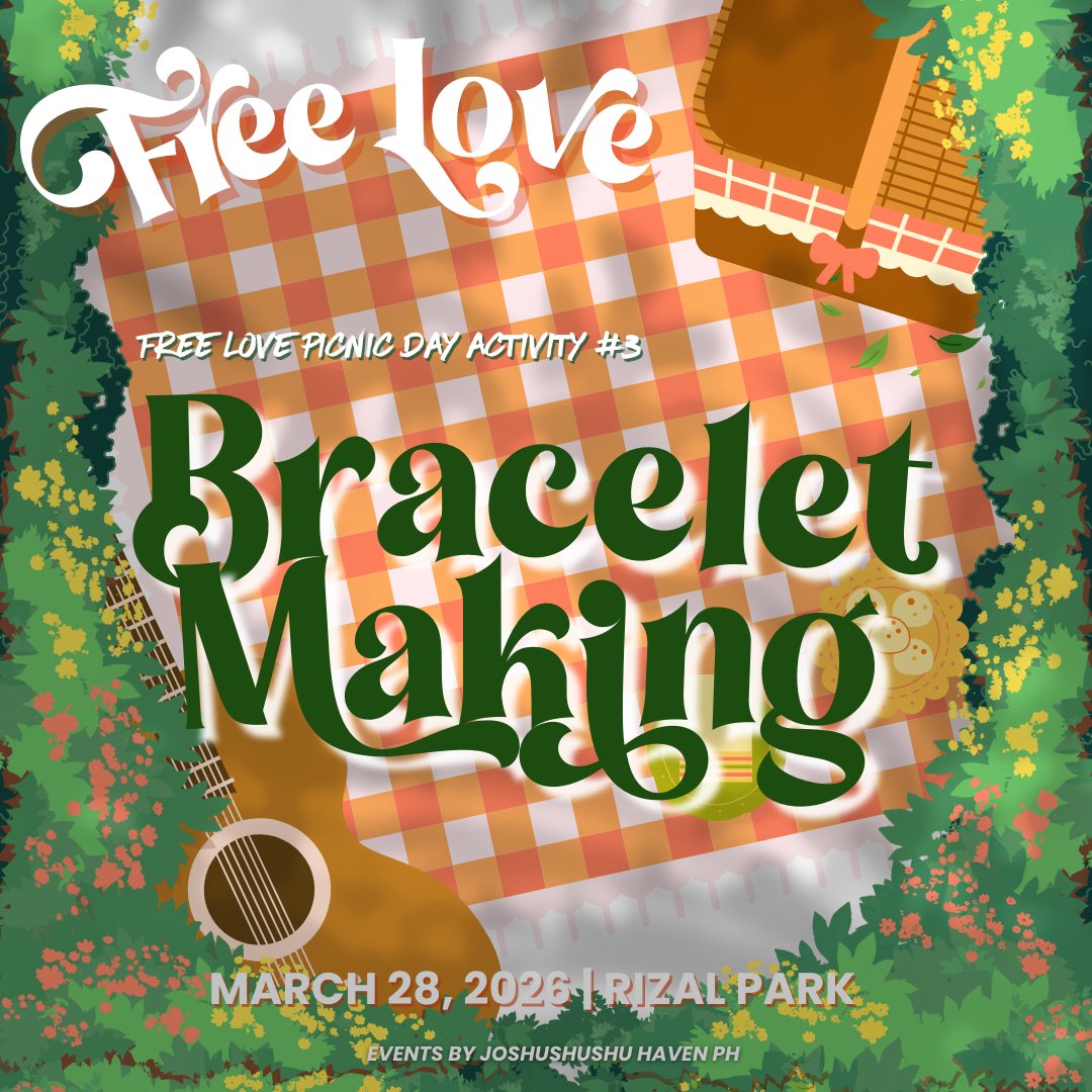 🍃 Free Love Picnic Activity Reveal 🍃

A JSSS Haven event isn't complete without a bracelet making station, so you can expect that for our picnic too!

We've got the beads! All you need is your creativity.

#FreeLovePicnicDay