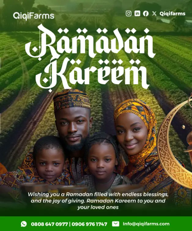 Ramadan Kareem 🌙✨

May this sacred month fill your heart with peace, your home with warmth, and your days with renewed hope. May your fasts and prayers be accepted, and may Allah grant you abundant barakah.

From all of us at Qiqi Farms.

#Ramadan #ramadamkareem #prayers