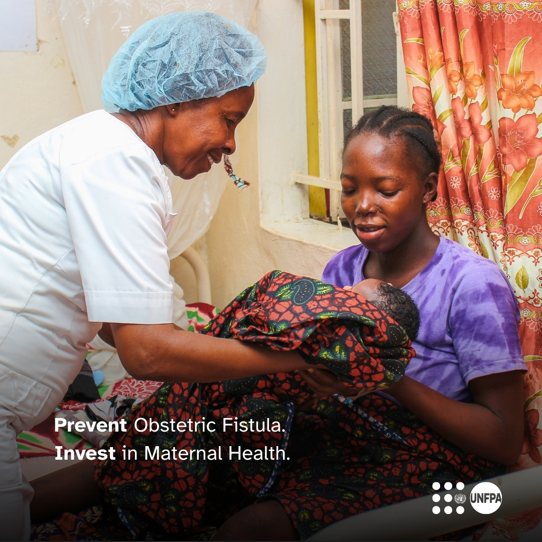 UNFPASierraleon's tweet photo. #ObstetricFistula is preventable

With access to quality maternal healthcare and skilled birth attendants, we can save lives and prevent this debilitating condition. 

#EndFistula #ObstetricFistula #MaternalHealth #SafeBirth #unfpa 

@unfpa https://t.co/M6CtgxOl8U