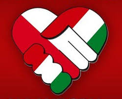 Egy lengyel, egy magyar, két unokaöcs, mindketten a kardért és az üvegért, mindketten bátrak, mindketten elevenek, Isten áldja meg őket.
Go and win TISZA✌️🇪🇺 
🇵🇱 🤝 🇭🇺 
#Magyar2026