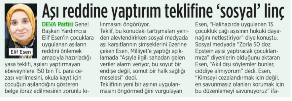 elifesendeva's tweet photo. "Kimseyi cezalandırmak için değil, en savunmasızları korumak için.." 

#aşı #haber #gündem #milliyet https://t.co/zECoZzDldH