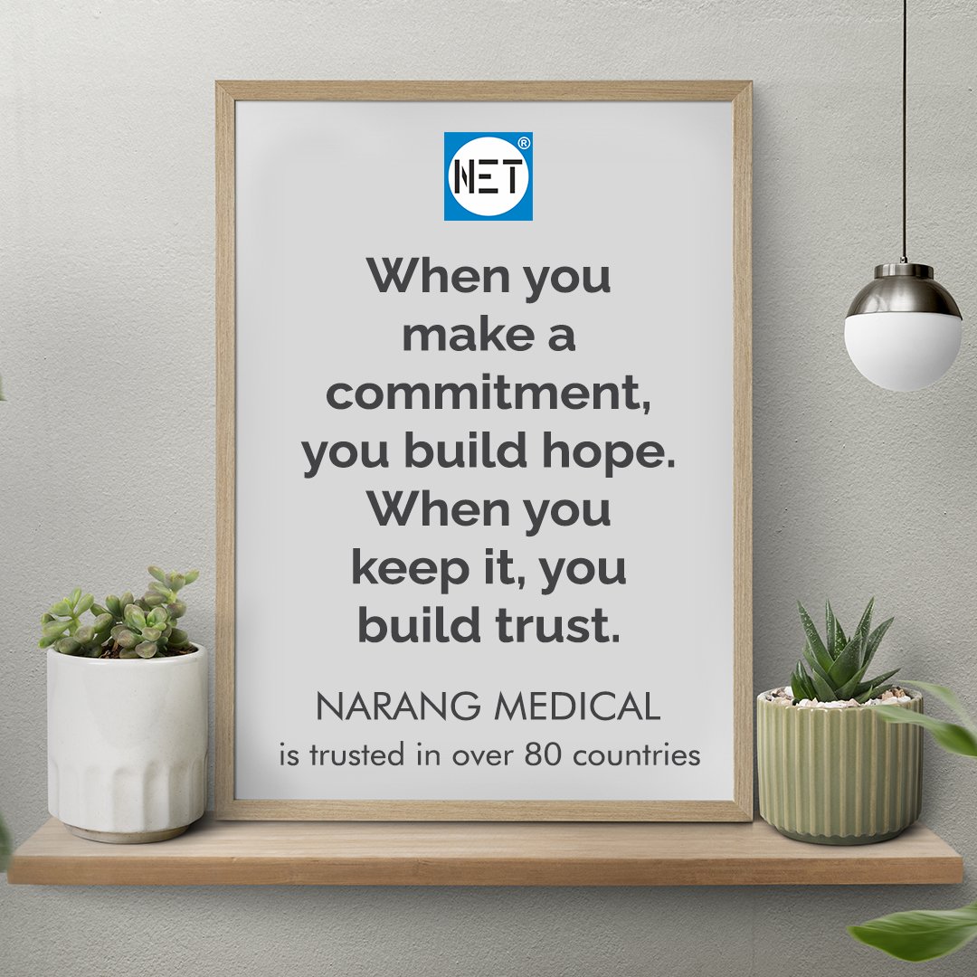 Built on commitment, strengthened by trust. At Narang , every product we deliver reflects our promise of quality, reliability, &amp; long-term partnerships with healthcare providers worldwide. Trust isn’t given - it’s earned.
narang.com | ortho.in