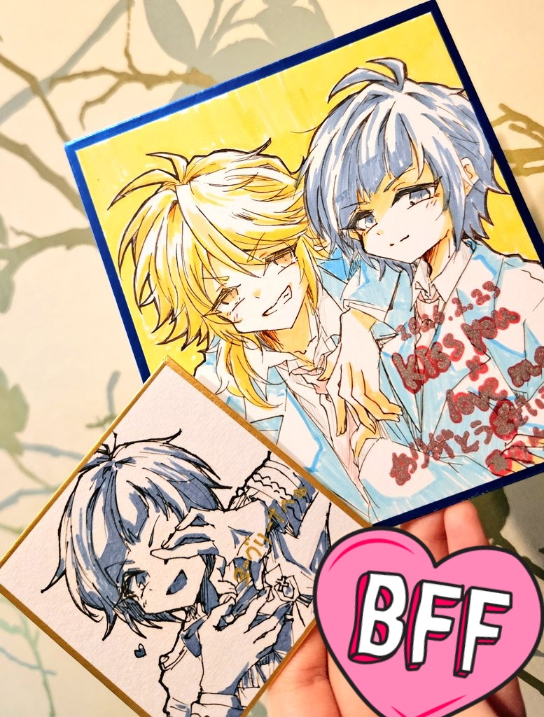 ナイトメア先生に色紙もらった😭💋💕