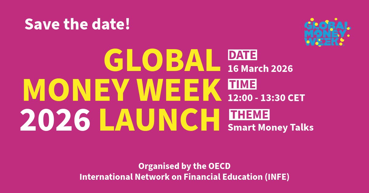 🚀Don’t forget to register for the Global Money Week 2026 global launch webinar taking place on 16 March 2026 from 12:00 to 13:30 CET, here: meetoecd1.zoom.us/webinar/regist…

Find out more and view the agenda here: globalmoneyweek.org/gmw-media/gmw2….

#GMW2026 #GlobalMoneyWeek2026 #SmartMoneyTalks