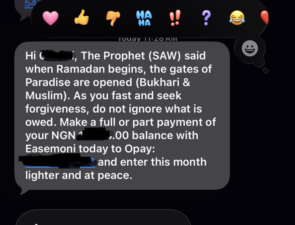 OPay don later use prophet Muhammad beg me to pay their loan .