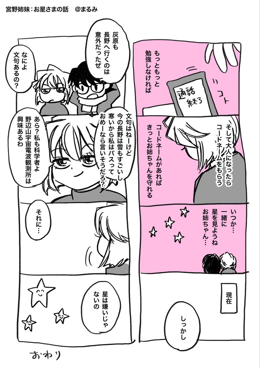 4月からの新しい映画が始まる前に  ながのを絡めた妄想を流しとこう…

みやの姉妹の落書き（4/4）
※いつもながら雑です🙇💦