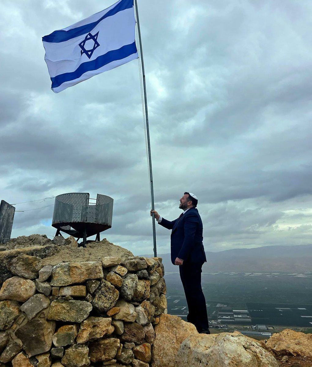 "Reoccupying what is already ours": Far-right Minister Amichai Eliyahu raises Israeli flag in West Bank