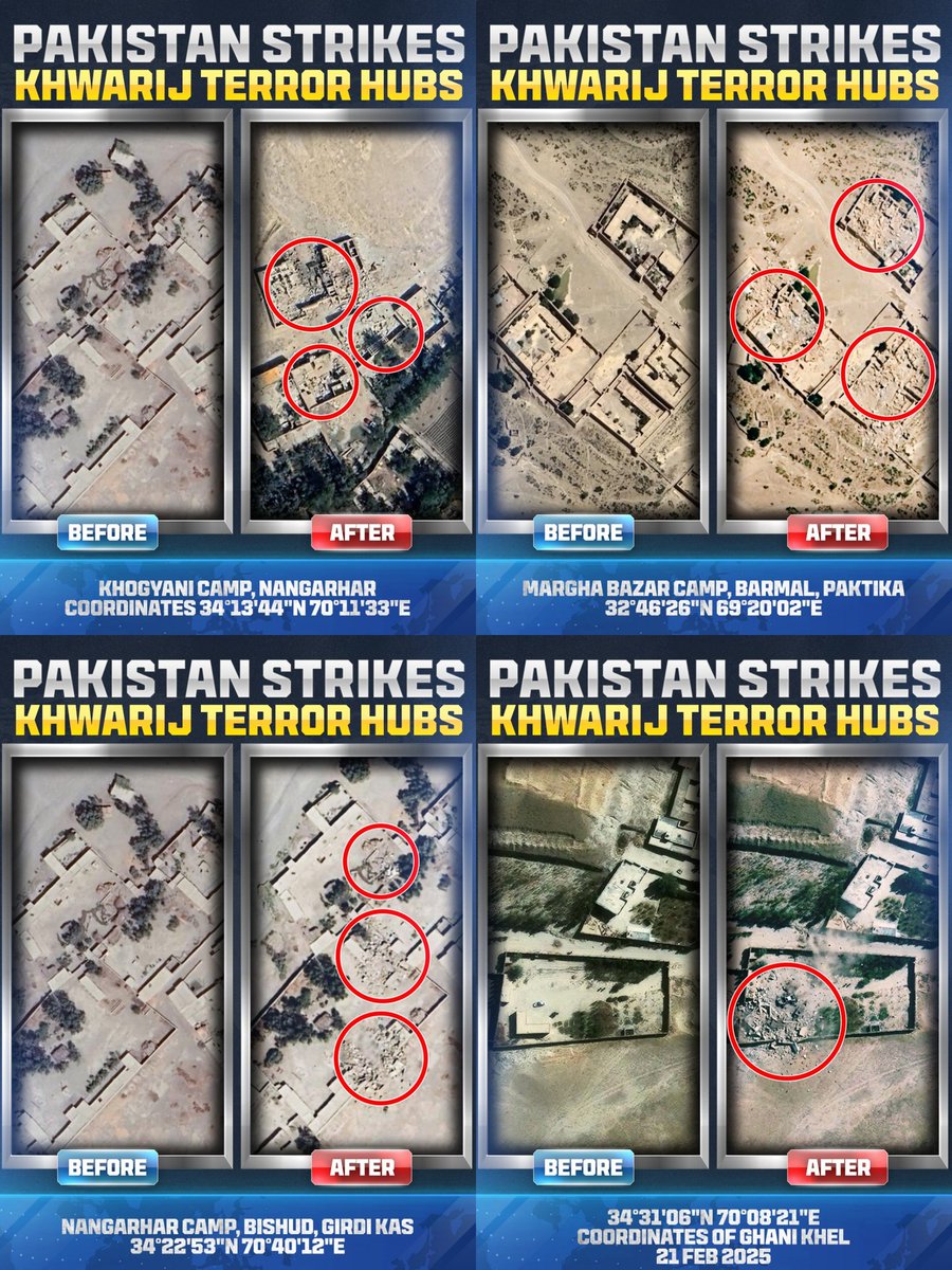 soldier_hareem's tweet image. #Afghanistan #paobc #INDvPAK
پاکستان نے افغانستان میں صرف دہشت گردوں کے ٹھکانوں کو نشانہ بنایا 
 انٹیلیجنس بیسڈ ان فضاٸی حملوں میں حافظ گل بہادر کے اختر محمد اور  القاٸدہ کے کمانڈر اسامہ سمیت 105 فتنہ الخوارج جہنم یاترا پہ روانہ ہوٸے جبکہ 130 جہنمی کتے زخمی ہیں۔ 
پاکستان نے ننگر