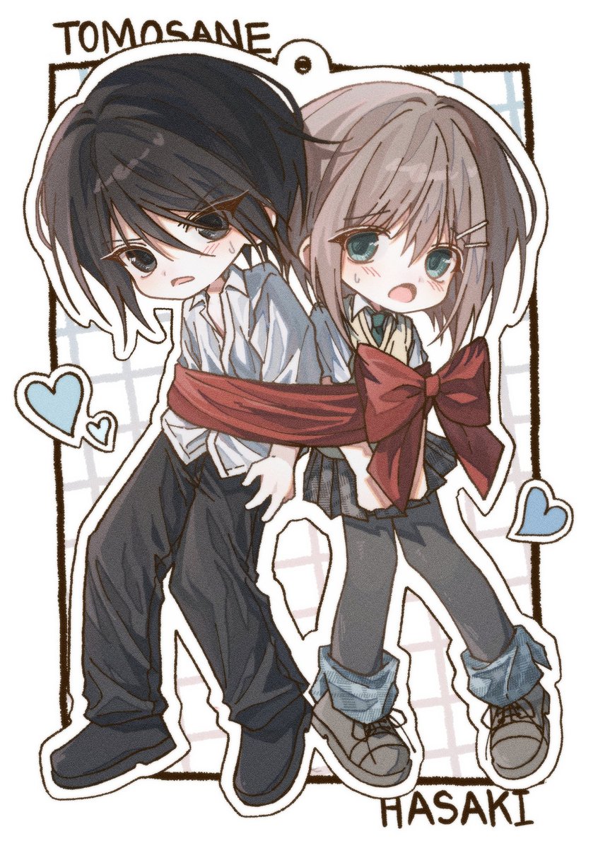 hd26_0w0's tweet photo. 선물로 그린 토모하사🎀
#素晴らしき日々 https://t.co/uG45Sl1ceg