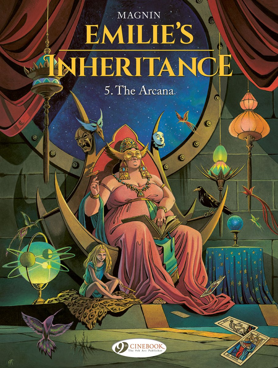 Florence Magnin's "Emilie's Inheritance" wraps up with Vol.5 "The Arcana"! 

The Hatcliff Estate nears oblivion as time floods in. Can Emilie find an escape - and will the mysterious Arcana help, or try to kill her?

Stunning art, twists, and sci-fi flair for fantasy lovers.