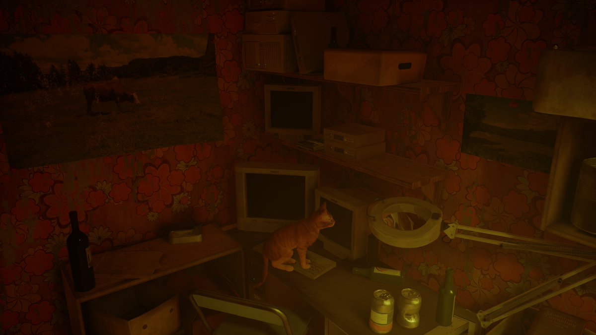 猫になってサイバーパンクな廃墟歩くゲーム最高すぎる・・・