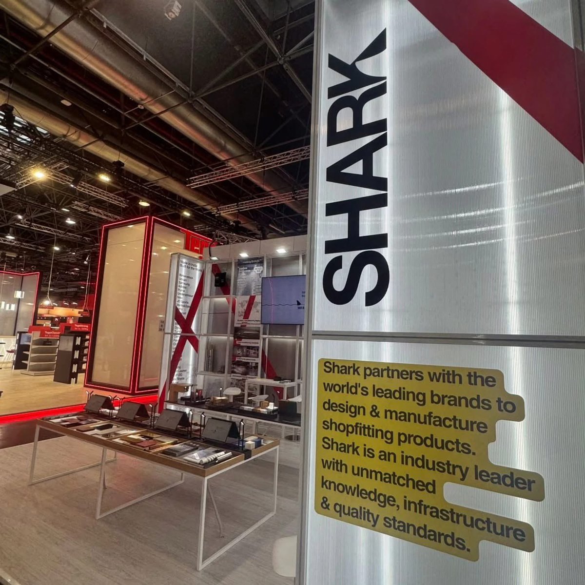 Dwari1008's tweet image. #SharkDesign 
is officially live at
@EuroShop 
​Founders tell me that the reception has been incredible. It’s clear that the world’s view of Indian manufacturing has reached a turning point. From Latin Am to Australia, the global interest in what india is building is encouraging.