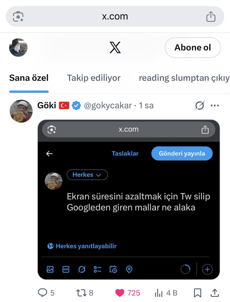 nolmuşkine???