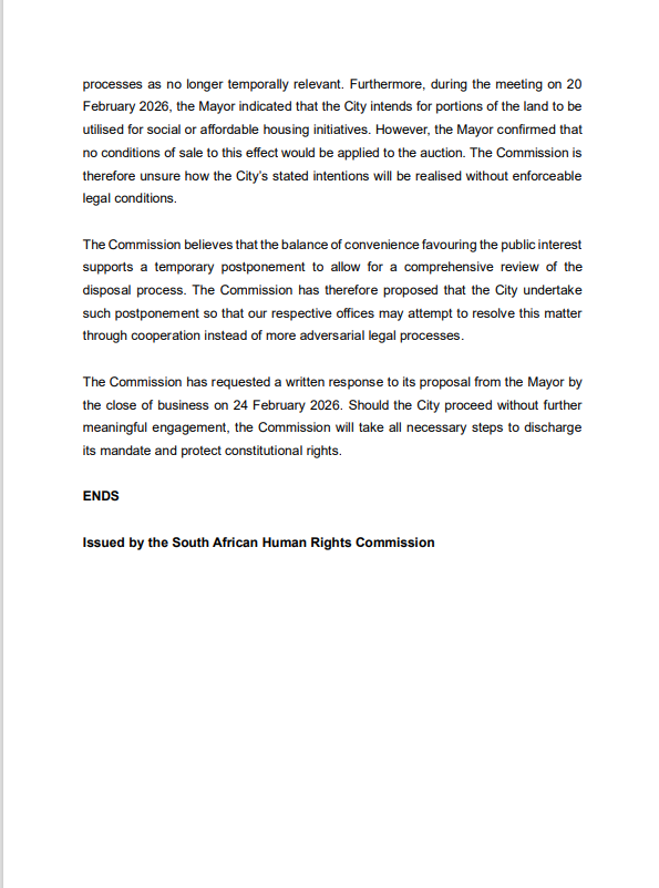 SAHRCommission tweet media