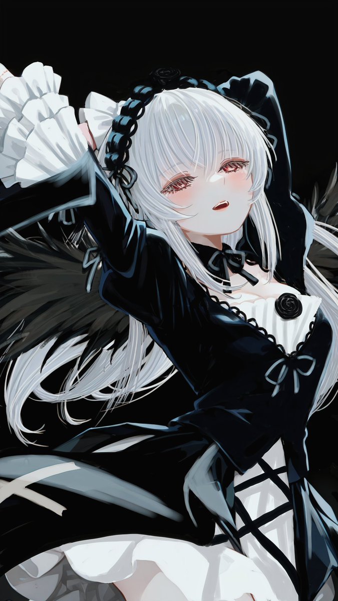 寝起…？

#水銀燈
#ローゼンメイデン